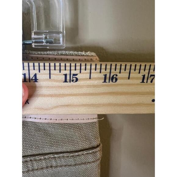 NWT VALABASAS Jeans Mens Size 29 Beige Patchwork Stacked Distressed Slim Fit - Picture 12 of 13